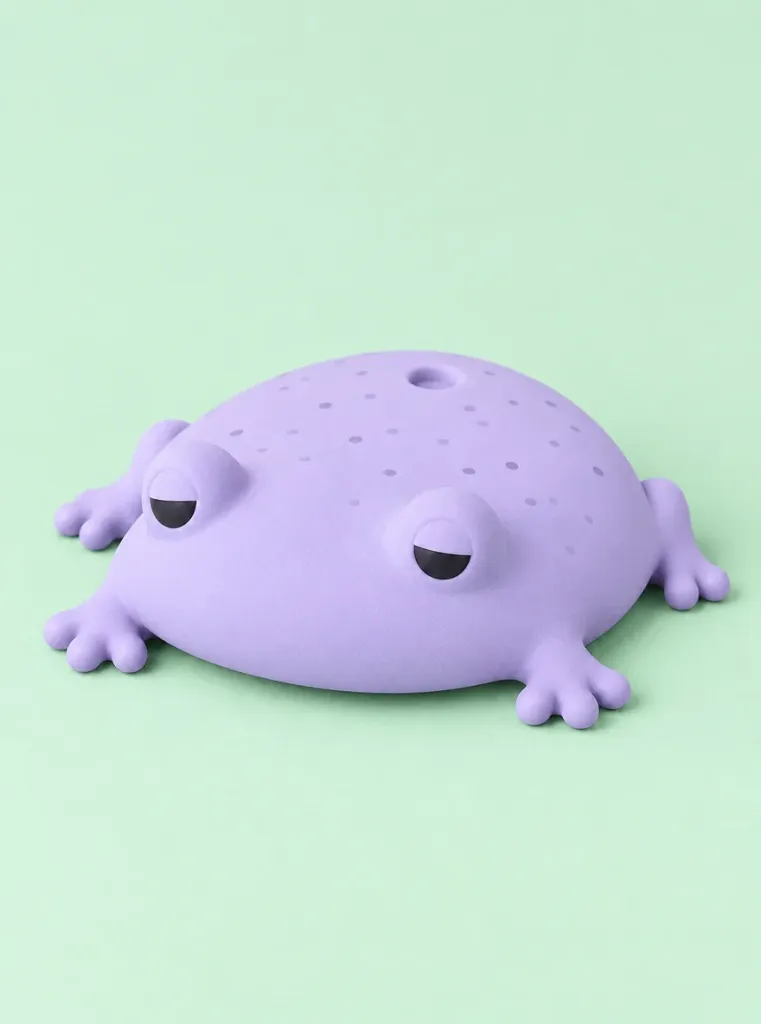 Blorp the Puddle Frog in Lilac
