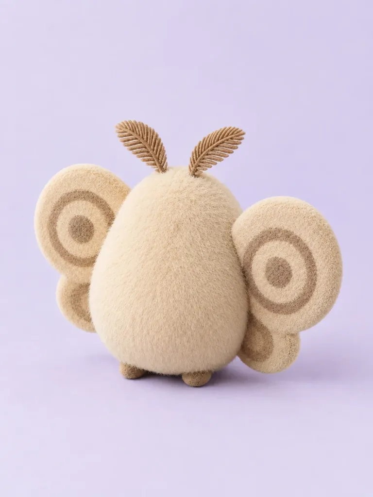 Mabel the Moth, back view