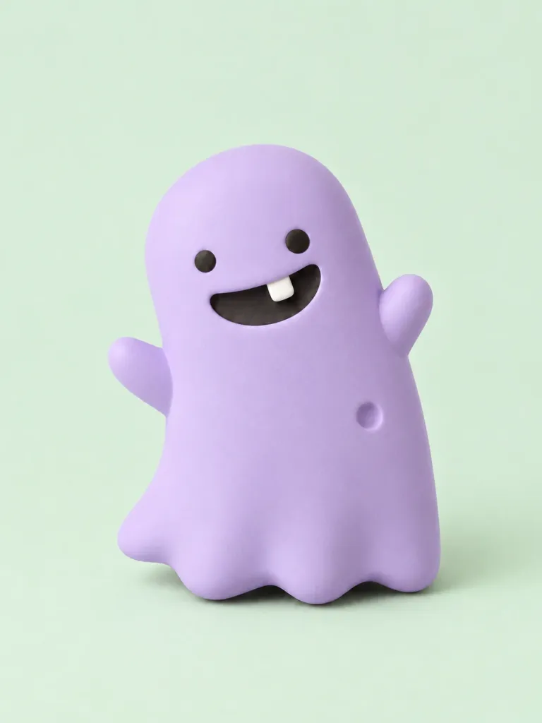 Wonky Ghost in Lilac