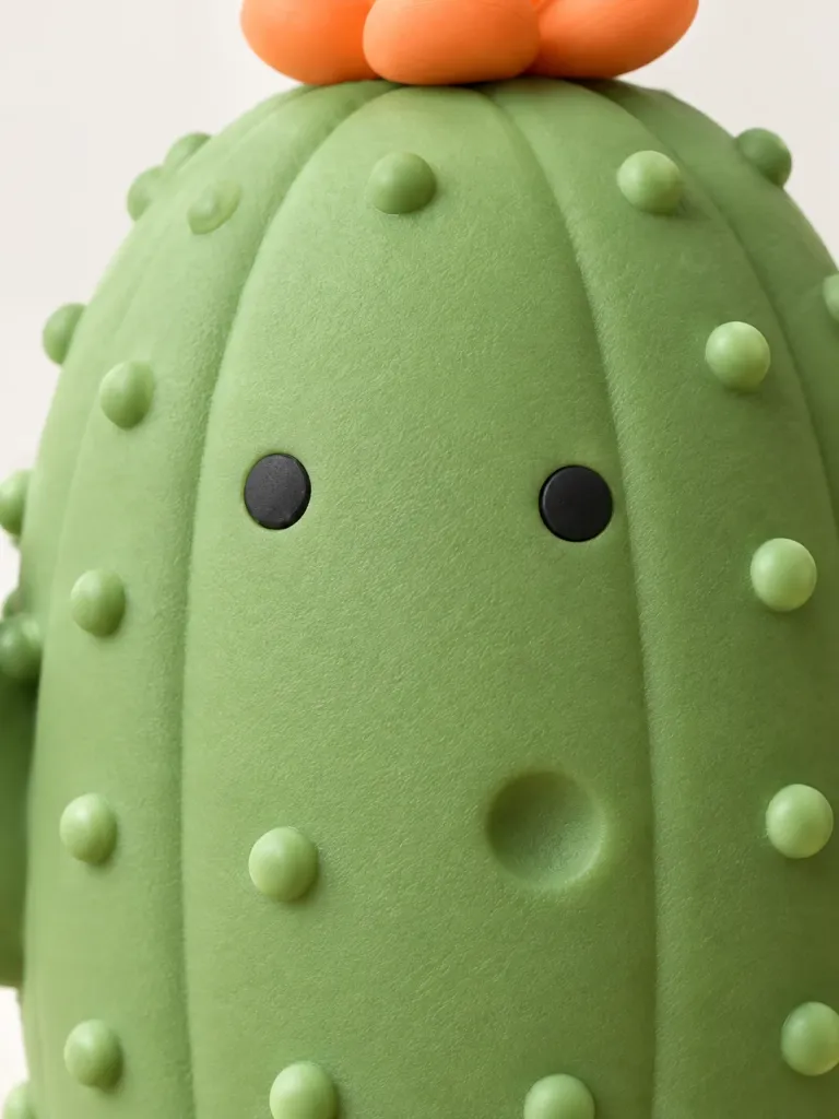 Cactus Carl, close-up of the surface and dent