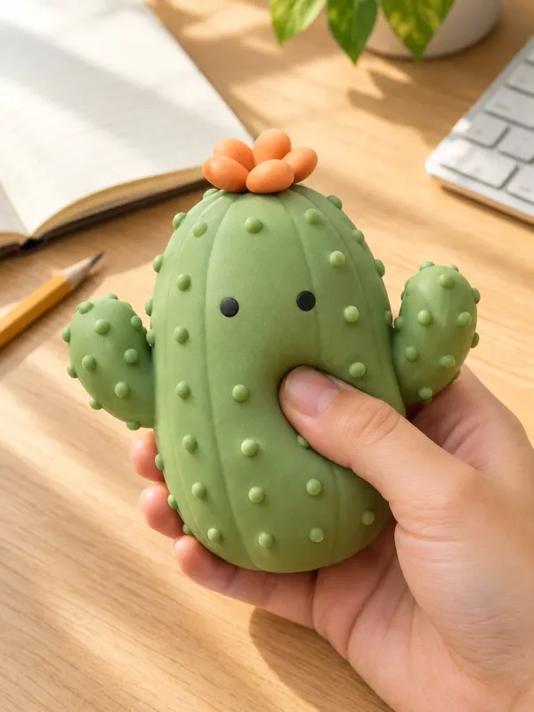 Cactus Carl on a desk