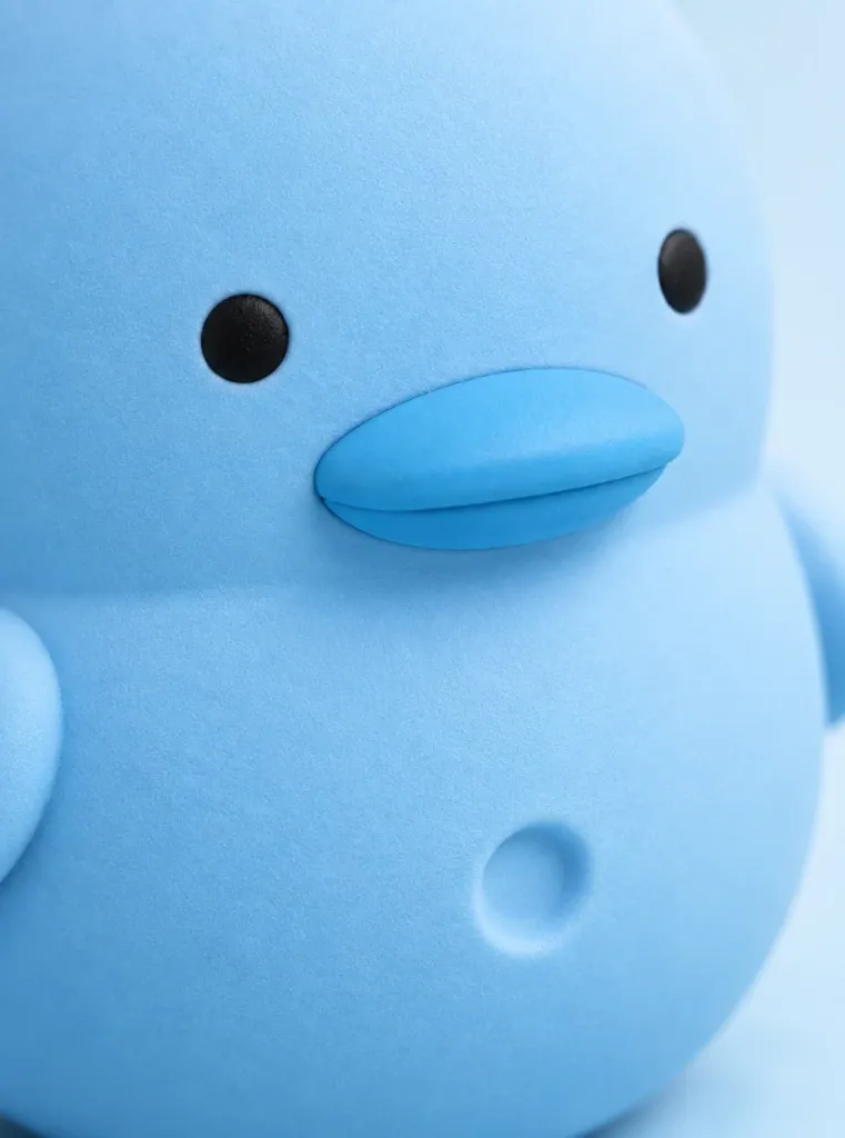 Puddle Duck Crew — Set of 4, close-up of the surface and dent
