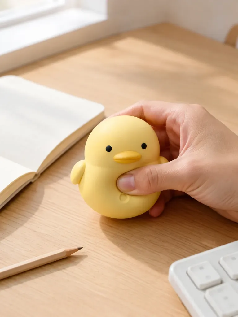 Puddle Duck Crew — Set of 4 on a desk