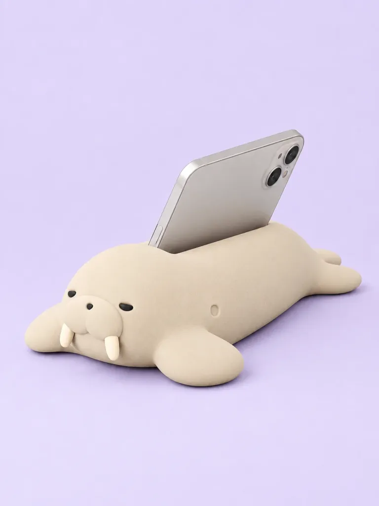 Slump Phone Rest in Putty