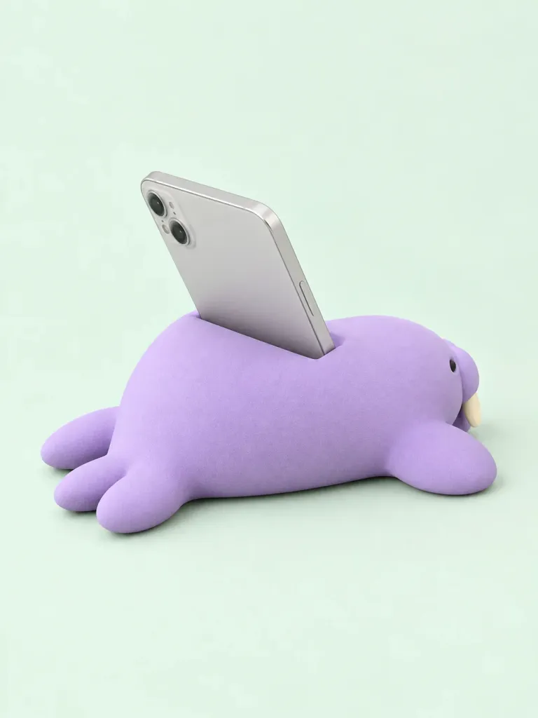 Slump Phone Rest, back view