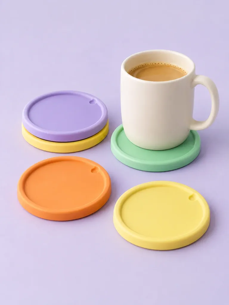 Coaster Crew — Set of 4, back view