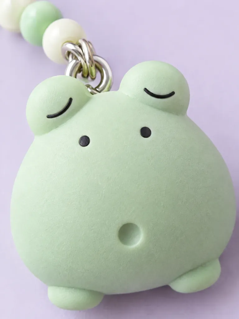 Frog Charm Duo — Set of 2, close-up of the surface and dent