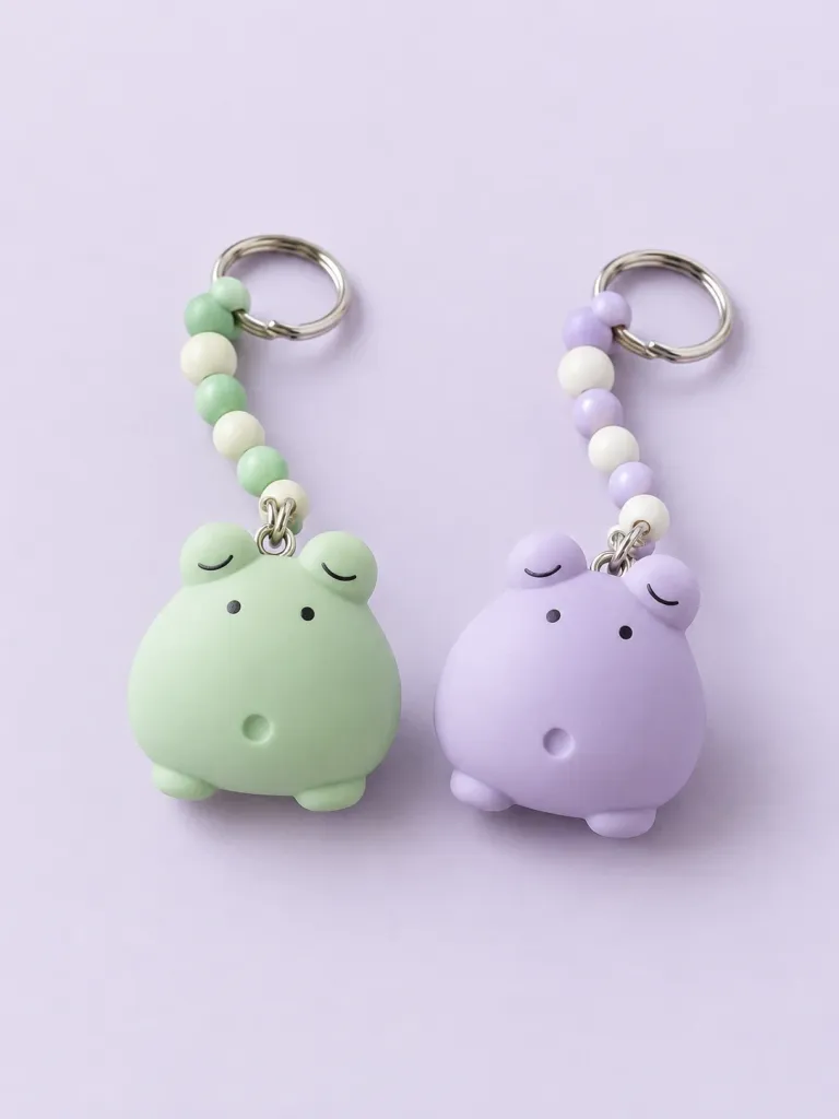 Frog Charm Duo — Set of 2, front view