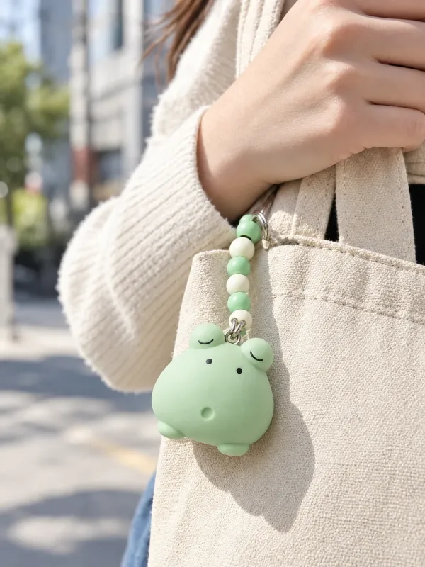 Frog Charm Duo — Set of 2 on a desk