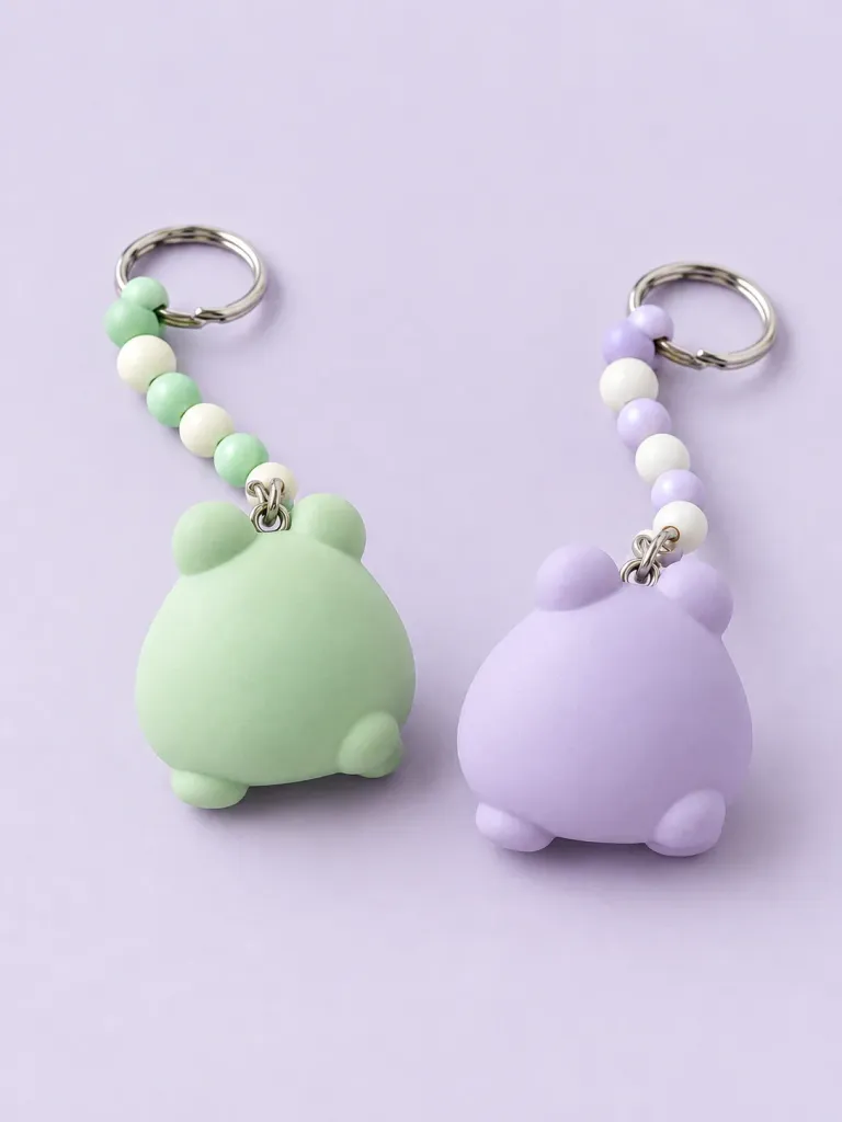 Frog Charm Duo — Set of 2, back view