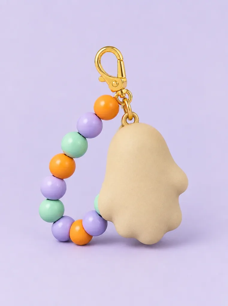 Ghost Bead Charm, back view