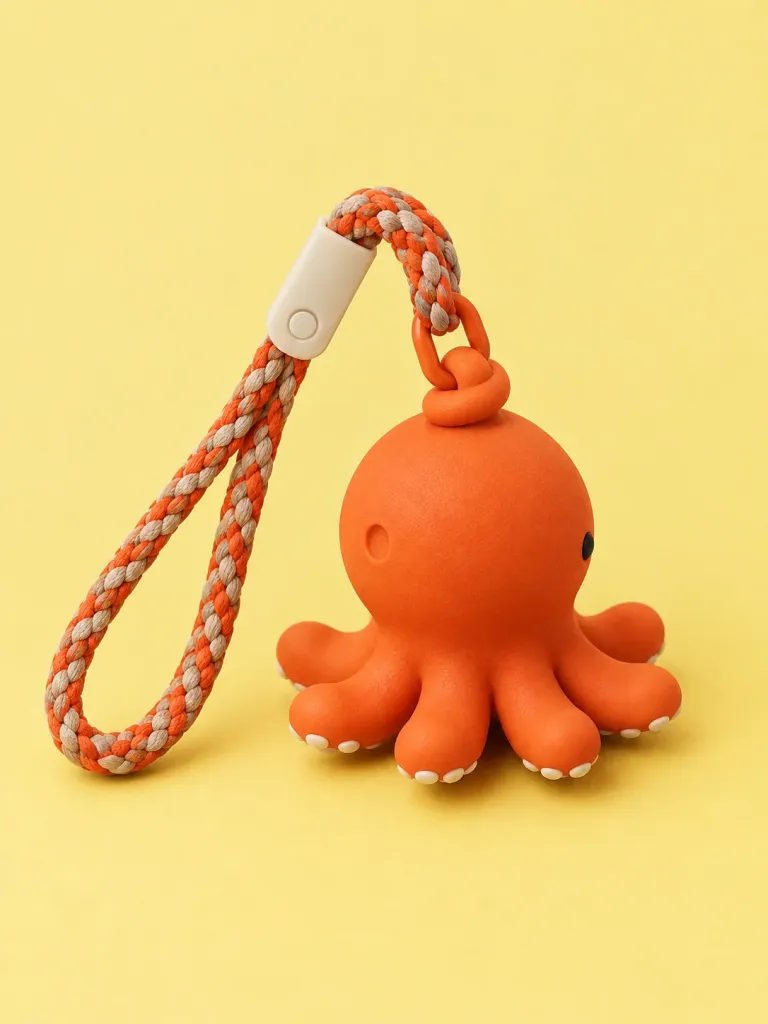 Octo Phone Strap, back view