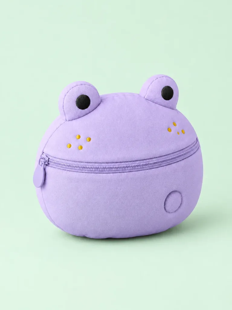 Frog Mouth Pouch en Lilas